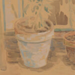 Flowers in pots 1930 Zygmunt Waliszewski 8 mockup