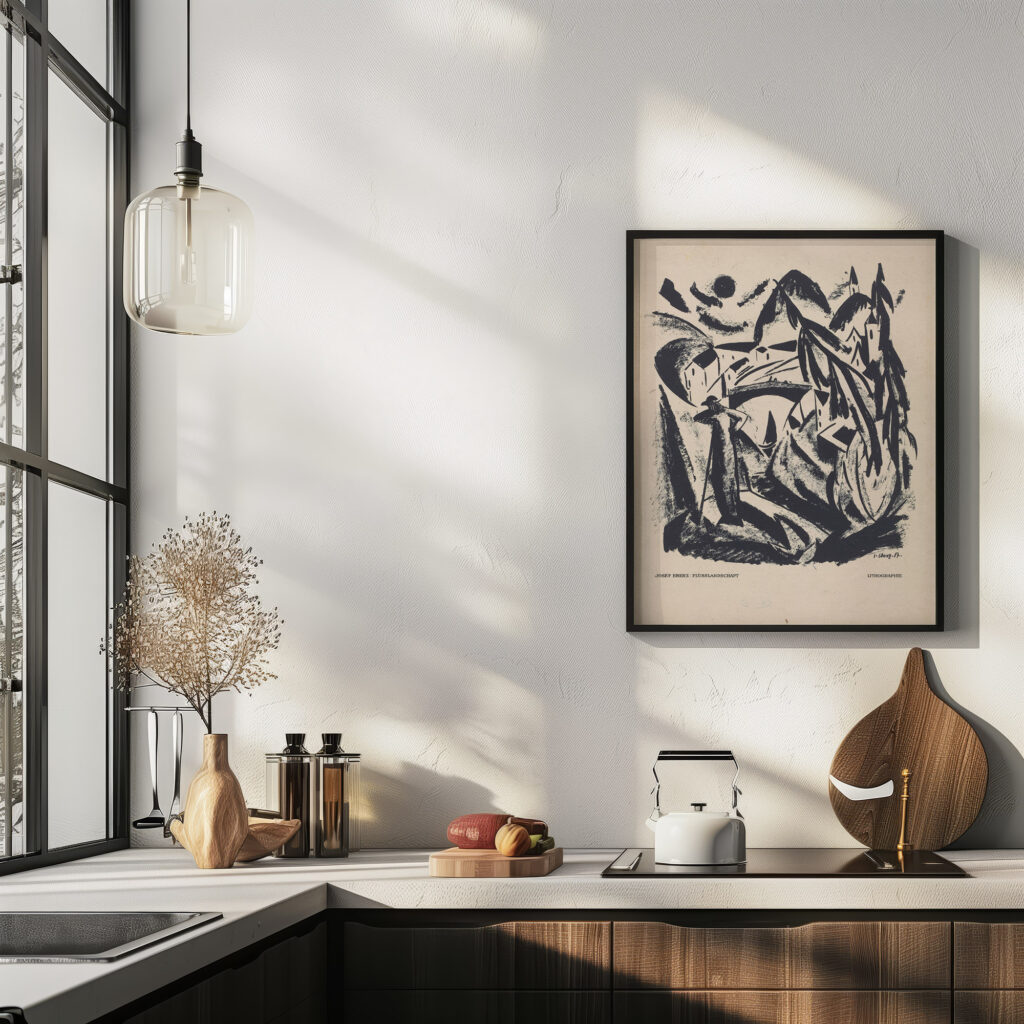 Flusslandschaft 1917 Josef Eberz 6 mockup