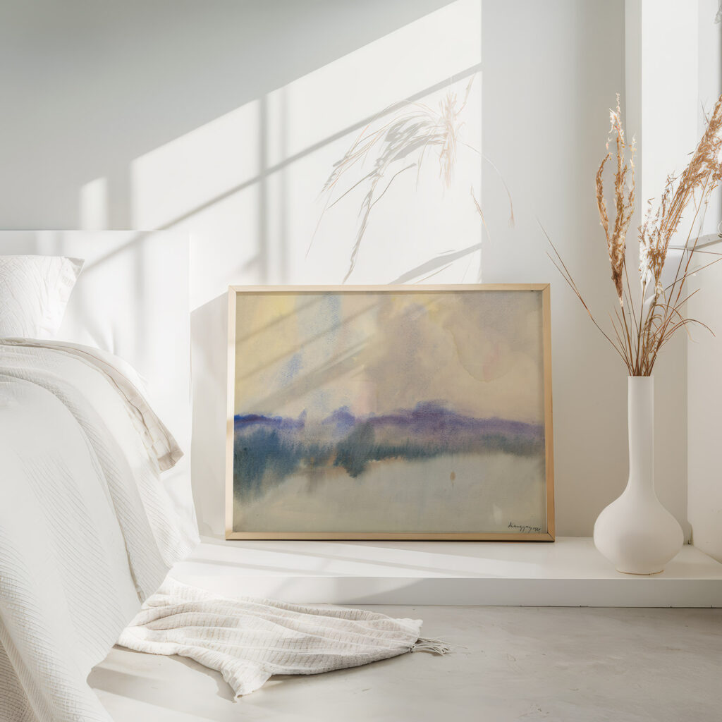 Fog over a Fish Pond 1929 Zolo Palugyay 4 mockup