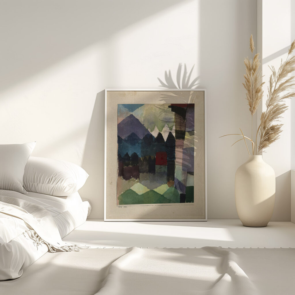 Fohn im Marcschen Garten 1915 Paul Klee 4 mockup