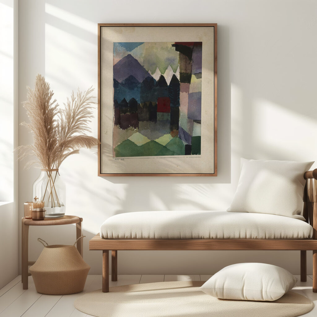 Fohn im Marcschen Garten 1915 Paul Klee 5 mockup