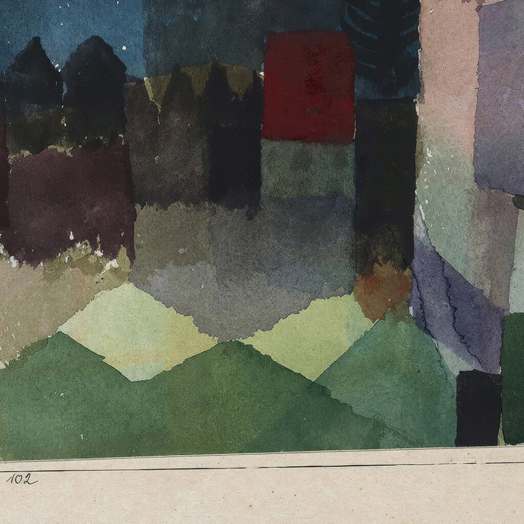 Fohn im Marcschen Garten 1915 Paul Klee 8 mockup