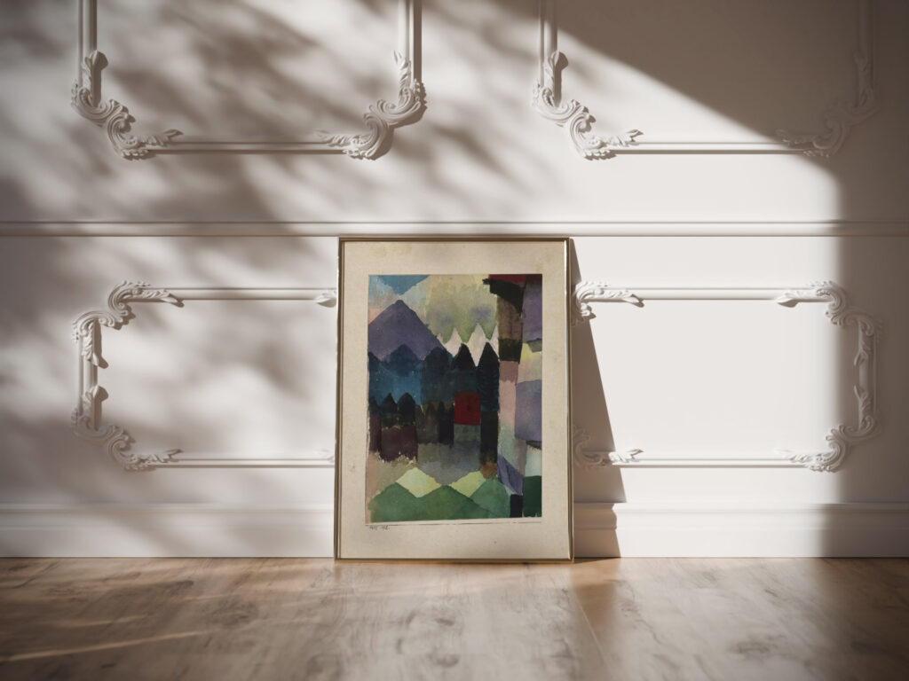 Fohn im Marcschen Garten 1915 Paul Klee video mockup