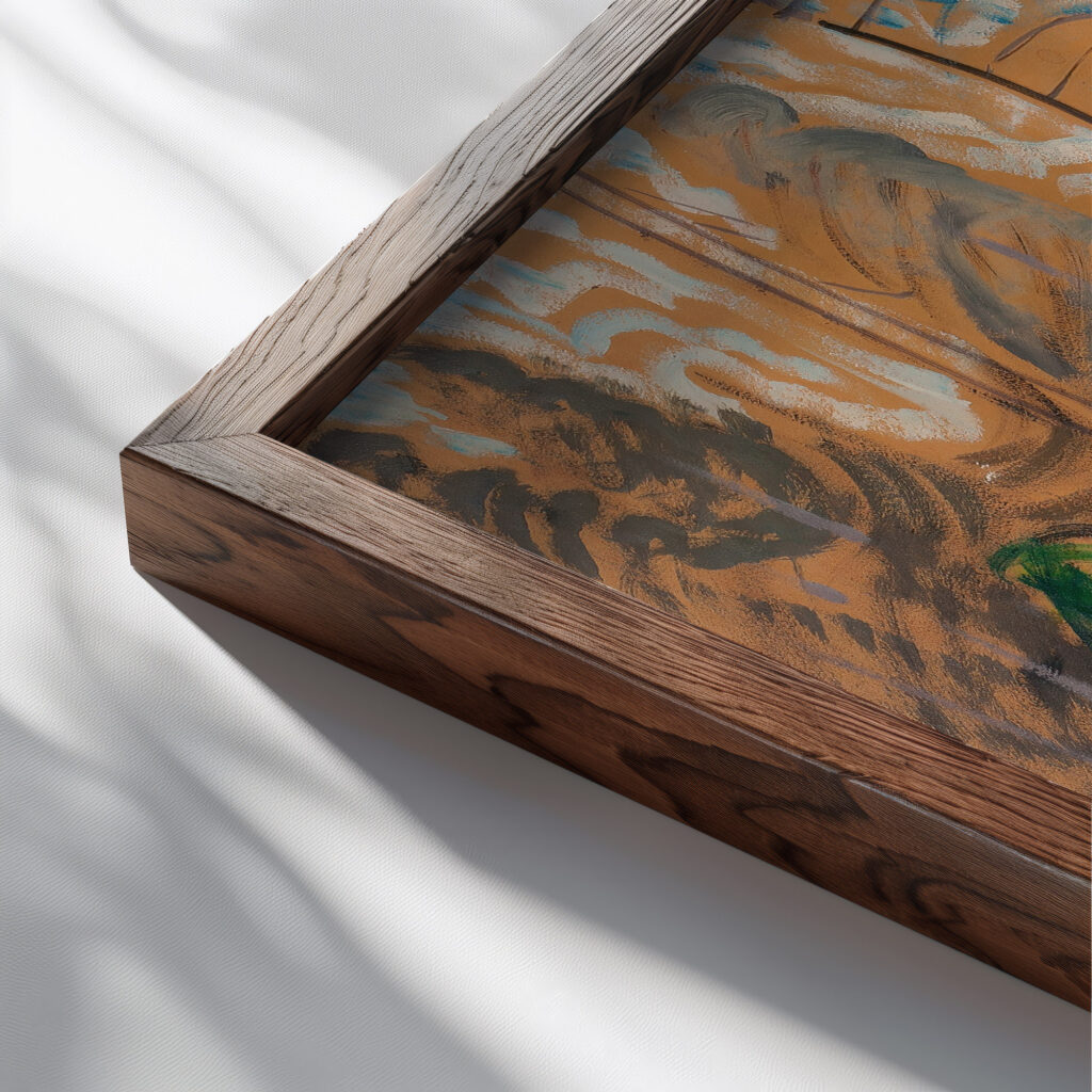 Forest Interior Emily Carr close up dark wood mockup