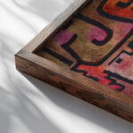 Forest Witches 1938 Paul Klee close up dark wood mockup