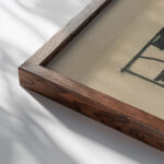 Formas 1933 Joaquin Torres Garcia close up dark wood mockup