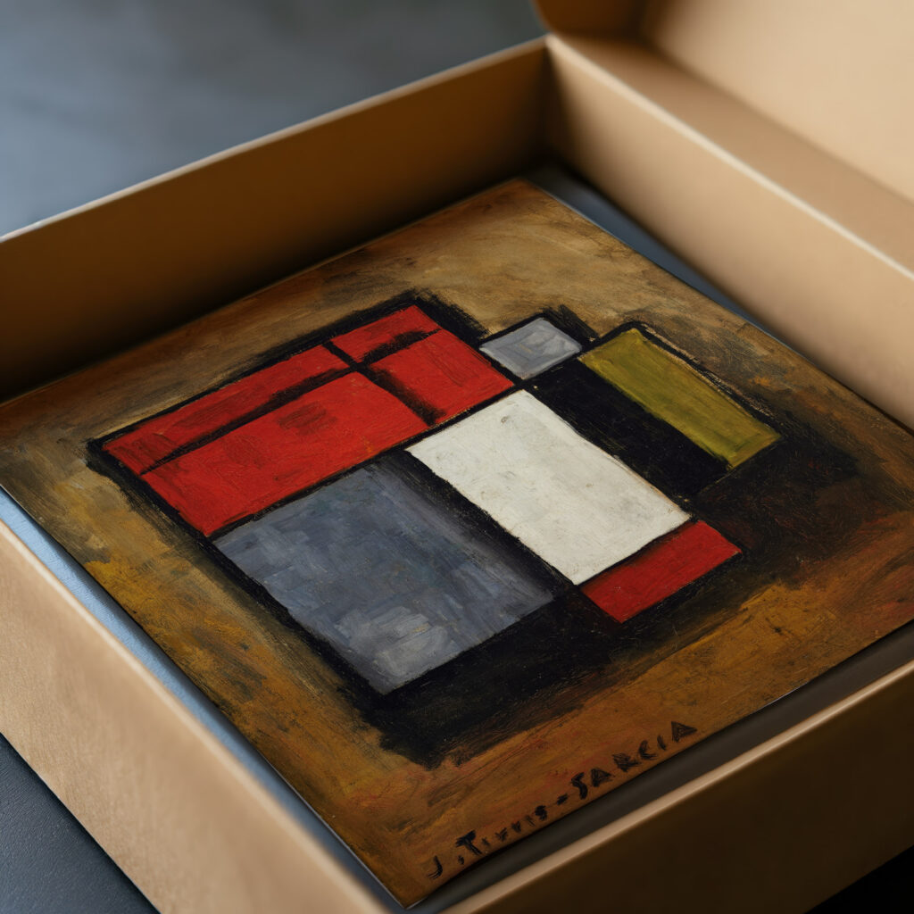 Formas abstractas 1929 Joaquin Torres Garcia video mockup