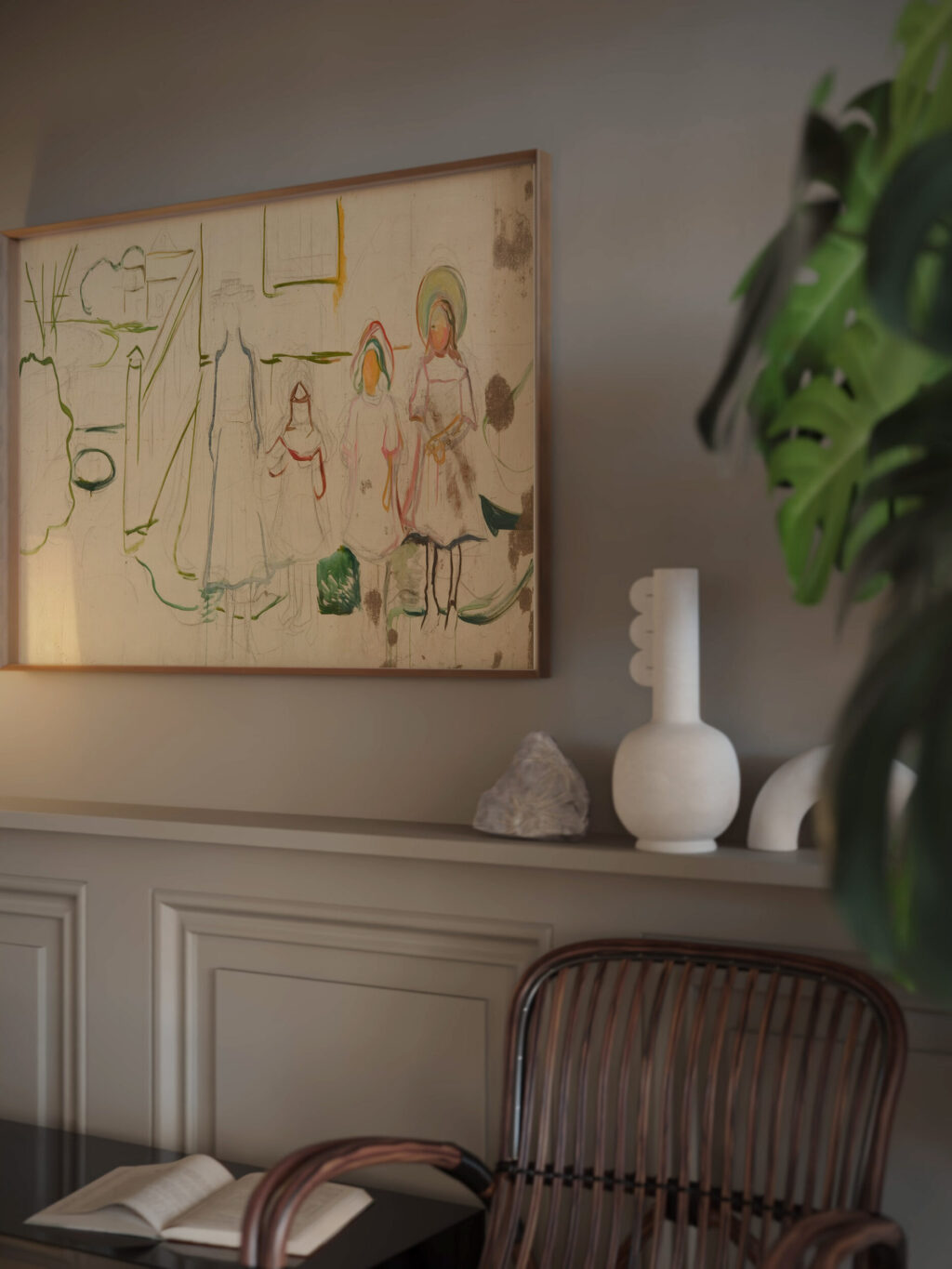 Four Girls in Asgardstrand 1922 Edvard Munch video mockup