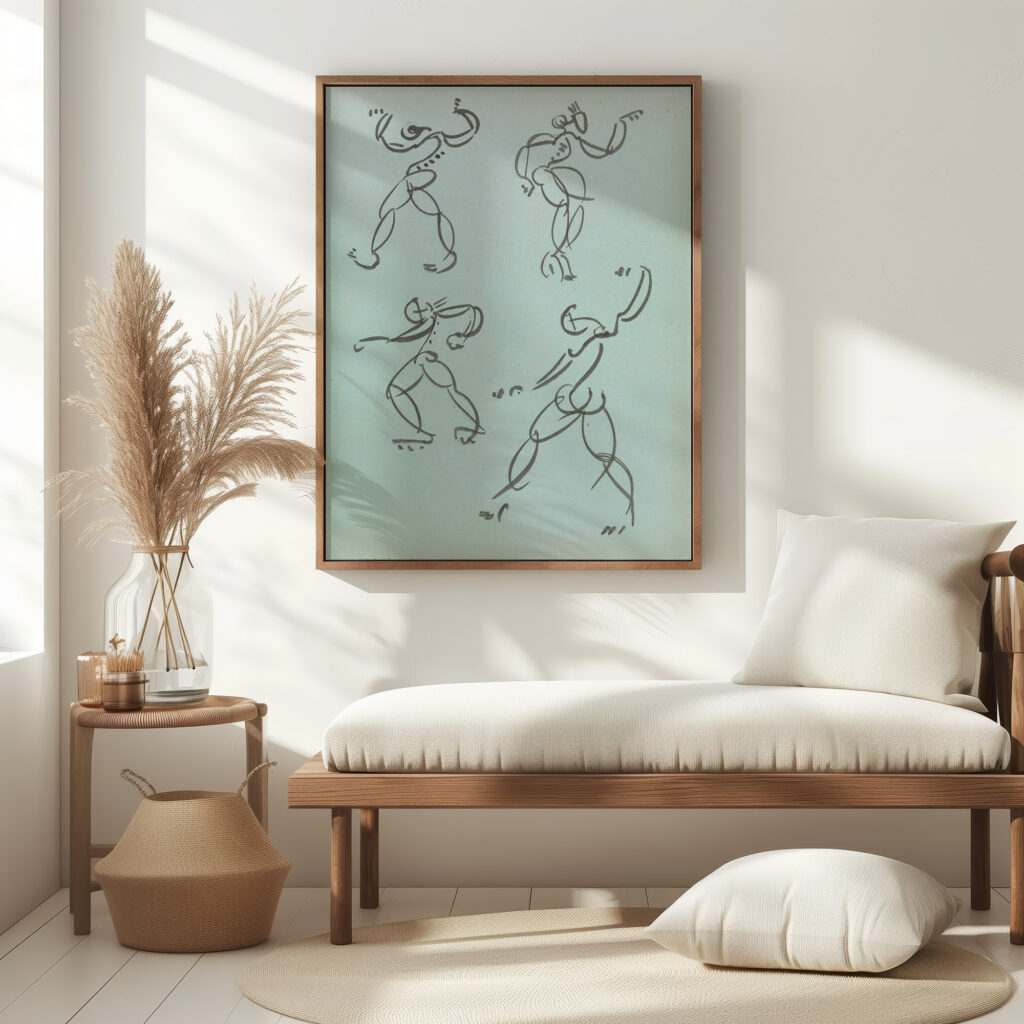 Four Studies of Dancing Figures 1910 1915 Henri Gaudier Brzeska 5 mockup