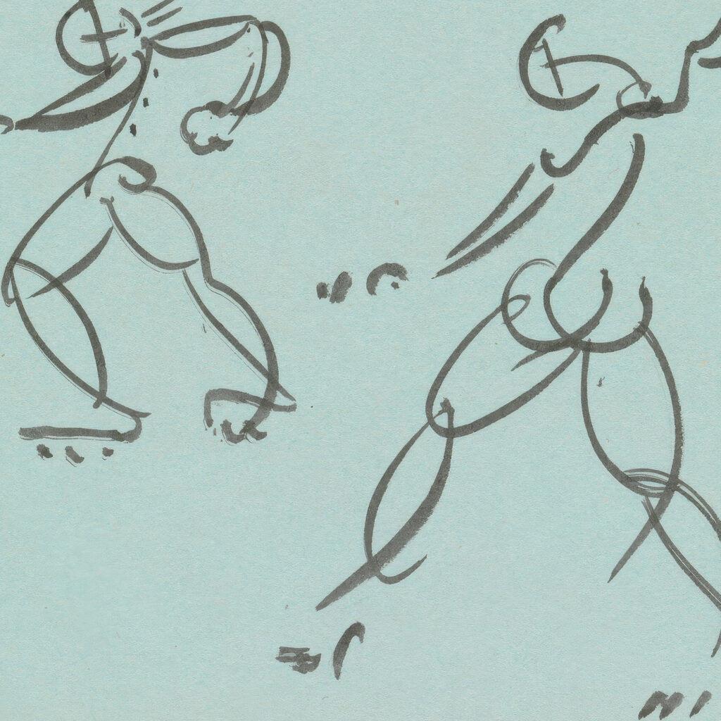 Four Studies of Dancing Figures 1910 1915 Henri Gaudier Brzeska 8 mockup
