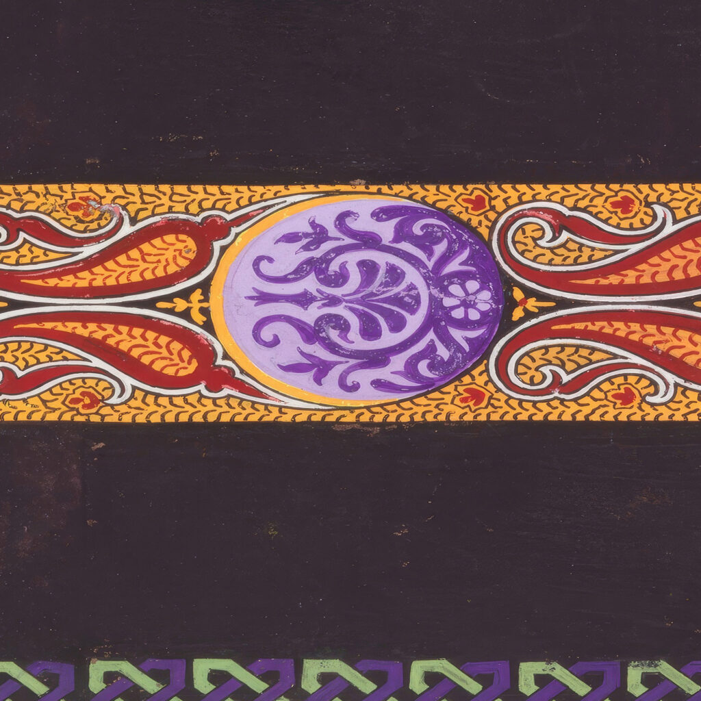 Four bands on black ground late 19th century Unknown 8 mockup