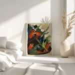 Four foxes 1913 Franz Marc 4 mockup