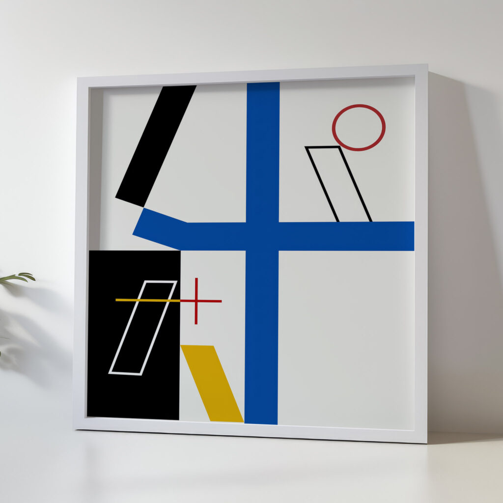 Four spaces with a broken cross 2017 Myriam Thyes 5 mockup