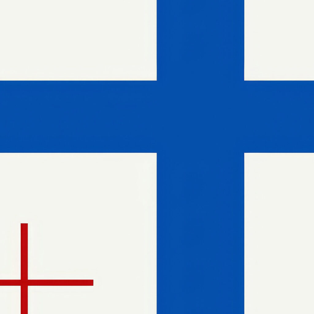 Four spaces with a broken cross 2017 Myriam Thyes 8 mockup