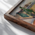 Fra Classensgade regnvejr Edvard Weie close up dark wood mockup