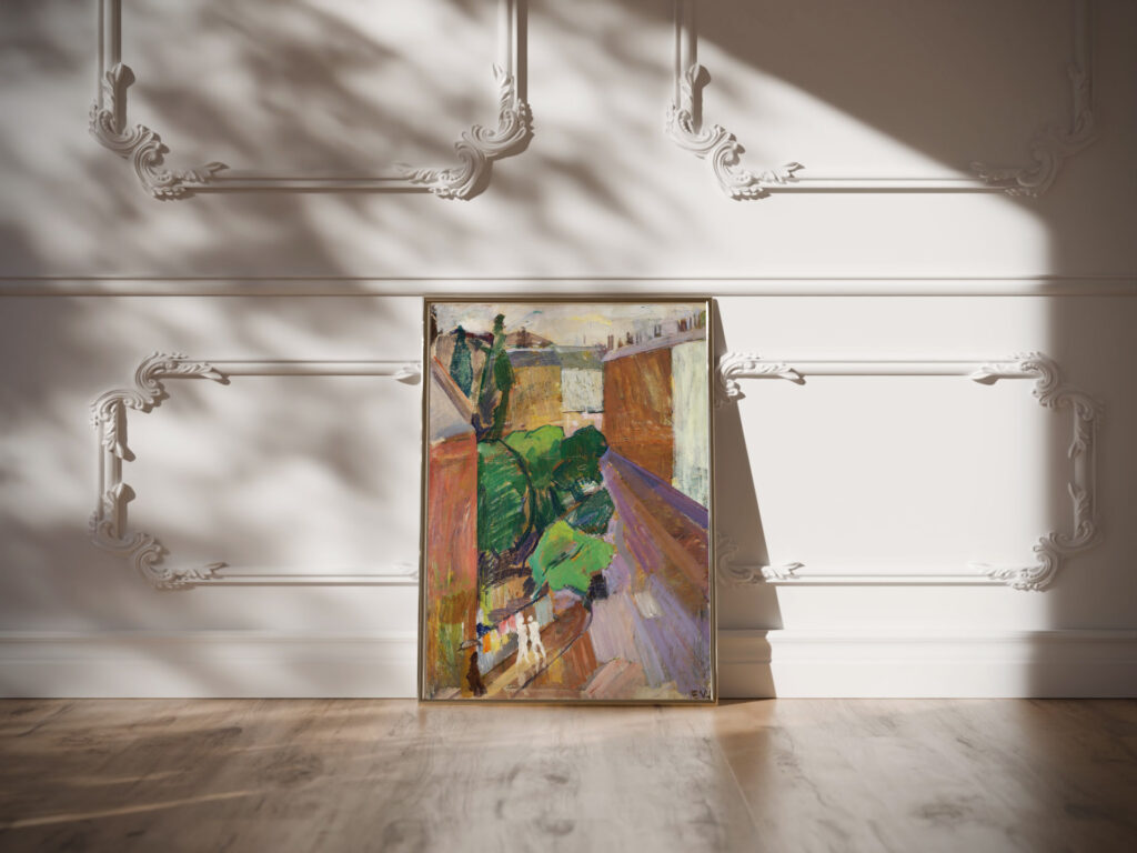 Fra Classensgade regnvejr Edvard Weie video mockup