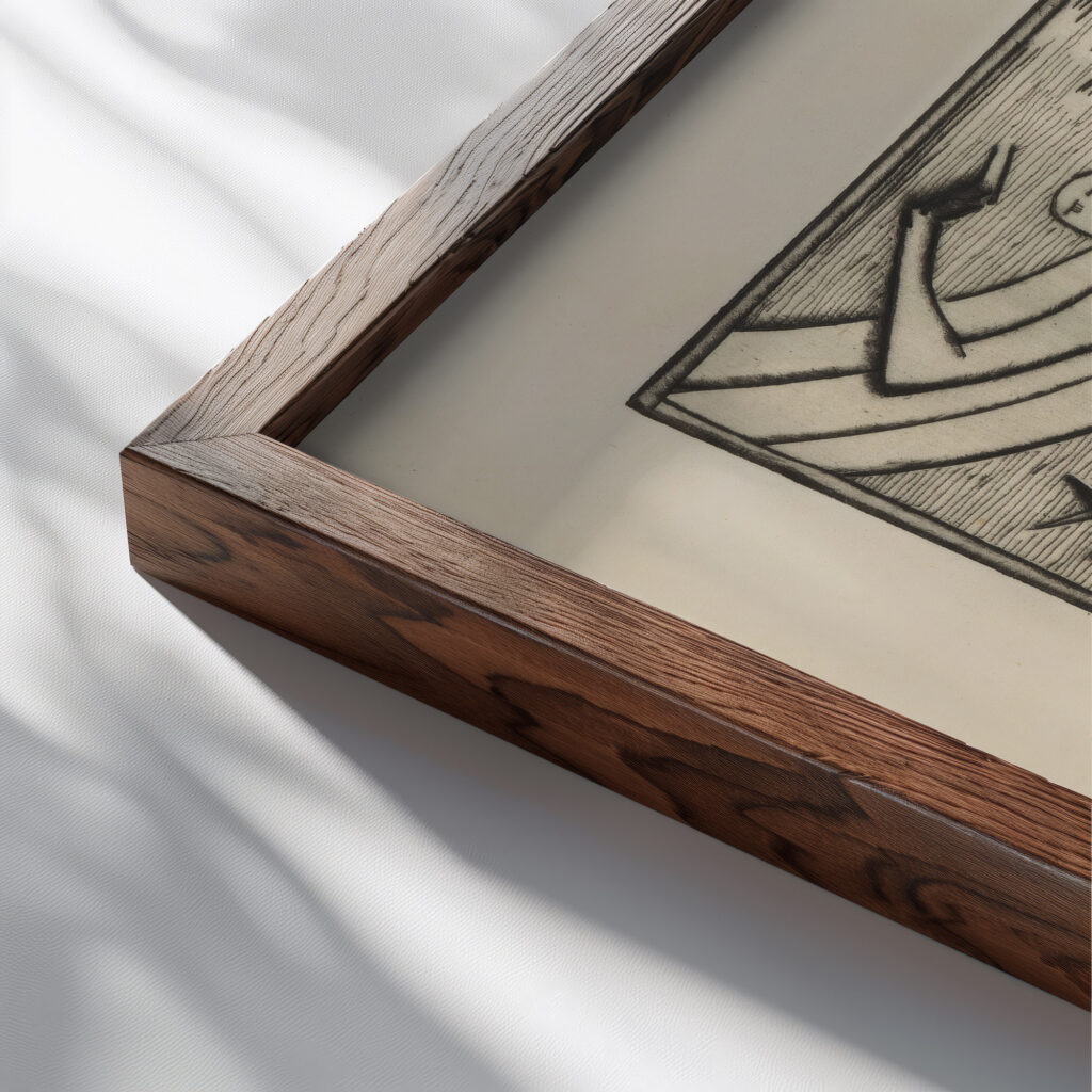 Franz Schubert Lieder Buch 1917 August Babberger close up dark wood mockup