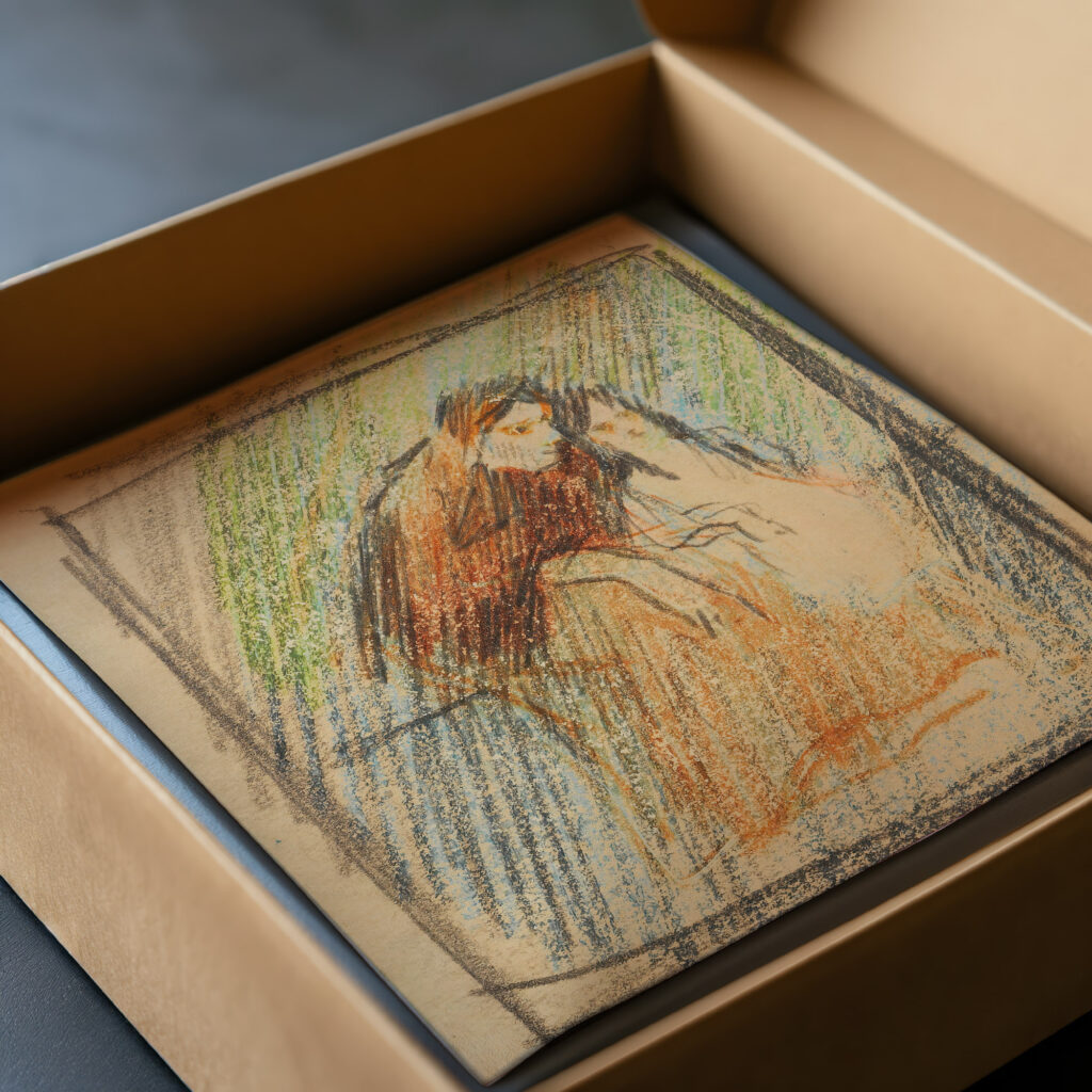 Frau mit Kind 1907 August Macke video mockup