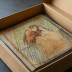 Frau mit Kind 1907 August Macke video mockup