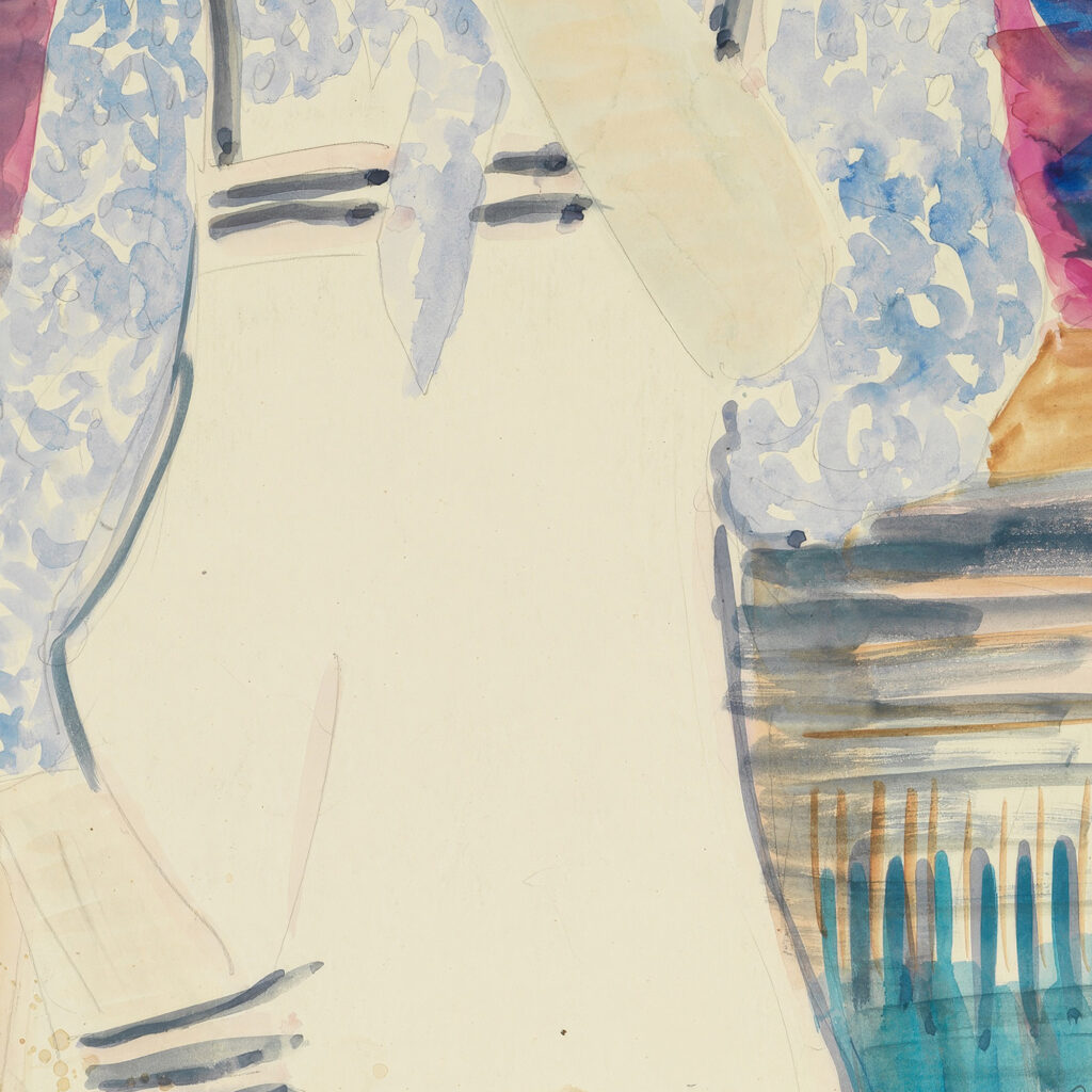 Frau mit Schurze Erna Kirchner ca 1929 Ernst Ludwig Kirchner 8 mockup