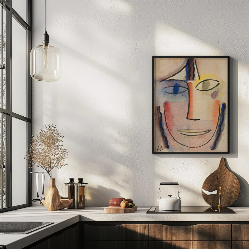 Frauenkopf Femina 1923 Alexej von Jawlensky 6 mockup