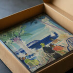 French Riviera 1920 Janos Vaszary video mockup