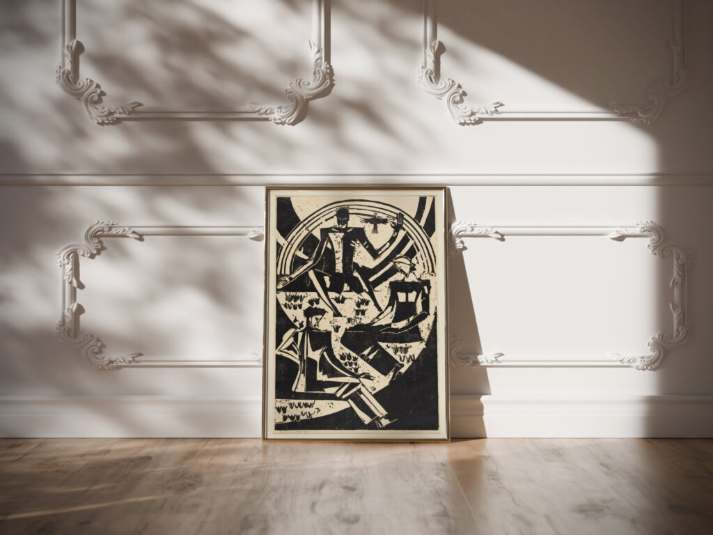 Freunde in der Natur III 1920 August Babberger video mockup