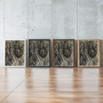 Fries ca 1923 1930 Louis Soutter framed posters mockup