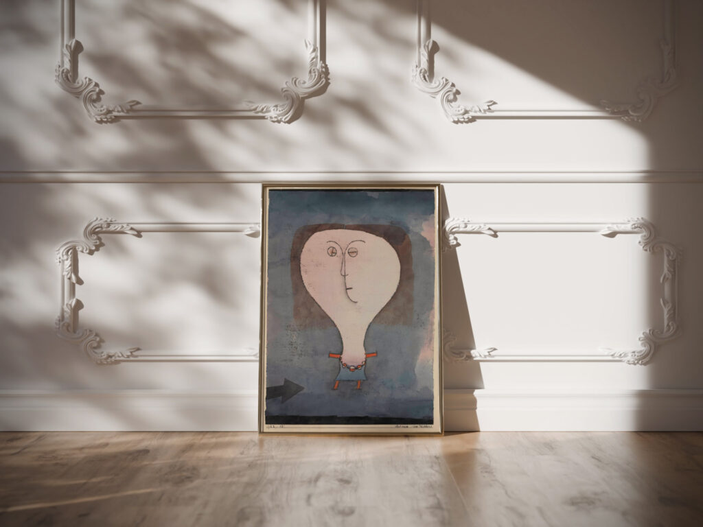 Fright of a Girl 1922 Paul Klee video mockup