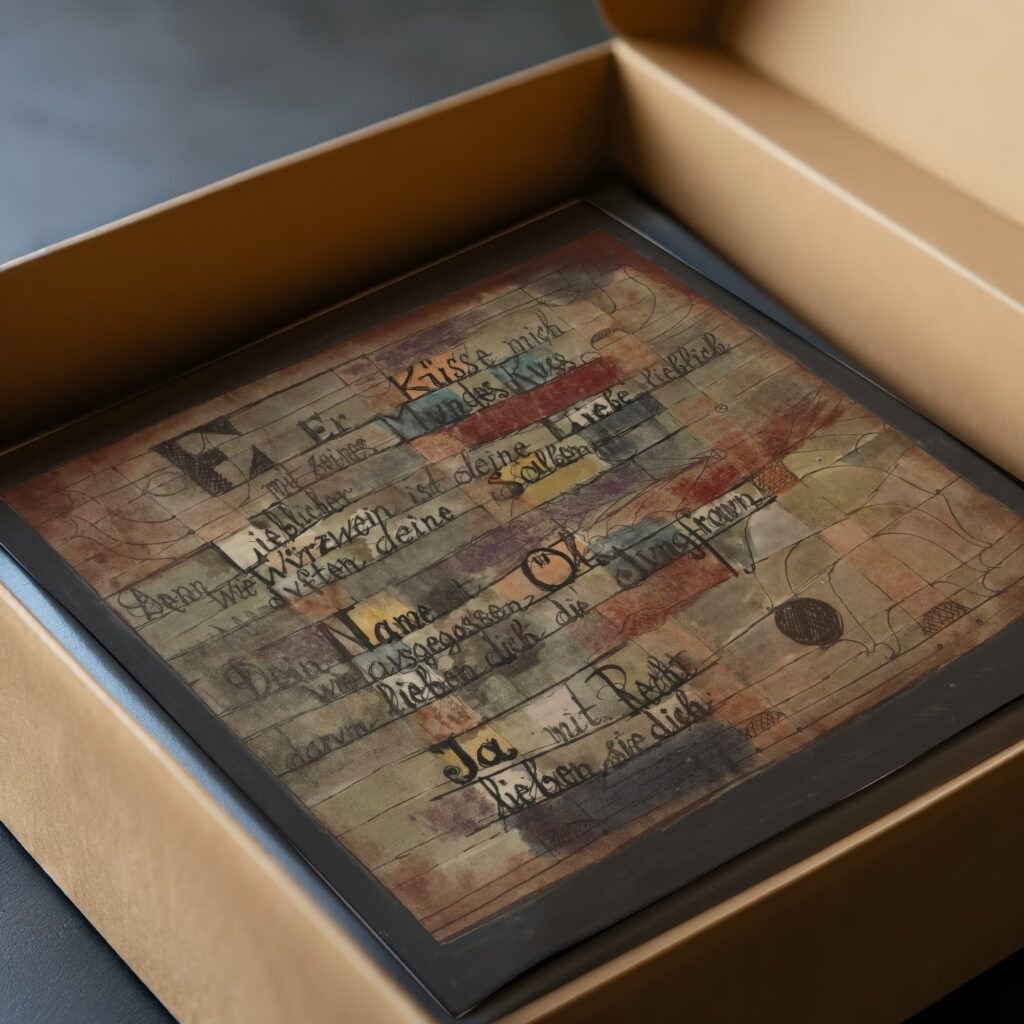 From the Song of Songs Version II. 1921 Paul Klee video mockup