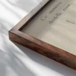 Front cover 1917 Francis Picabia close up dark wood mockup