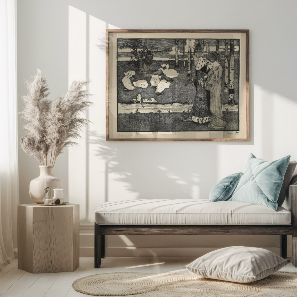 Froschkonig 1896 Heinrich Vogeler 5 mockup