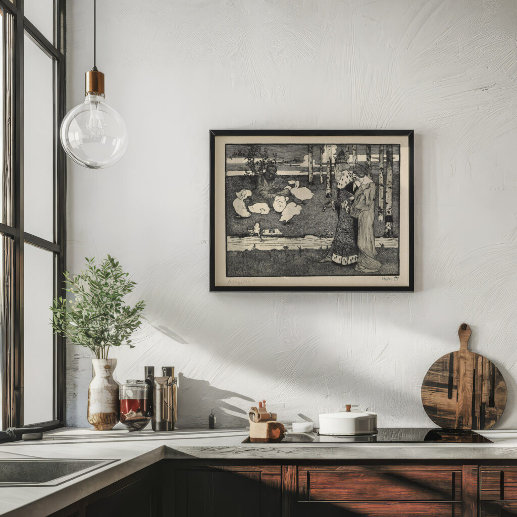 Froschkonig 1896 Heinrich Vogeler 6 mockup