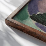 Frosty Day 1915 Alexej von Jawlensky close up dark wood mockup