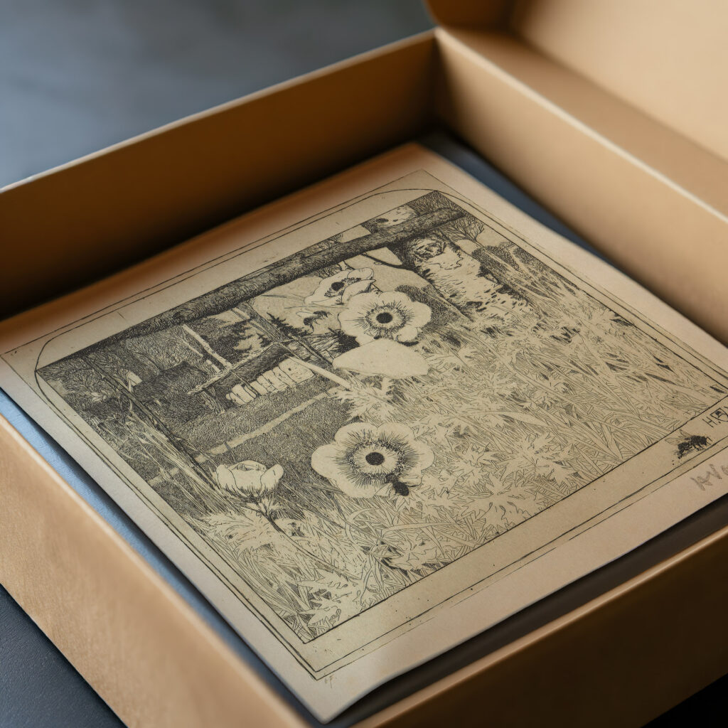 Fruhlingsblumen 1899 Heinrich Vogeler video mockup