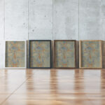 Fuchsias 1874 Carel Adolph Lion Cachet framed posters mockup Fuchsias 1874 Carel Adolph Lion Cachet framed posters mockup