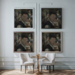 Fugue 1925 Gustave Van de Woestijne framed posters mockup