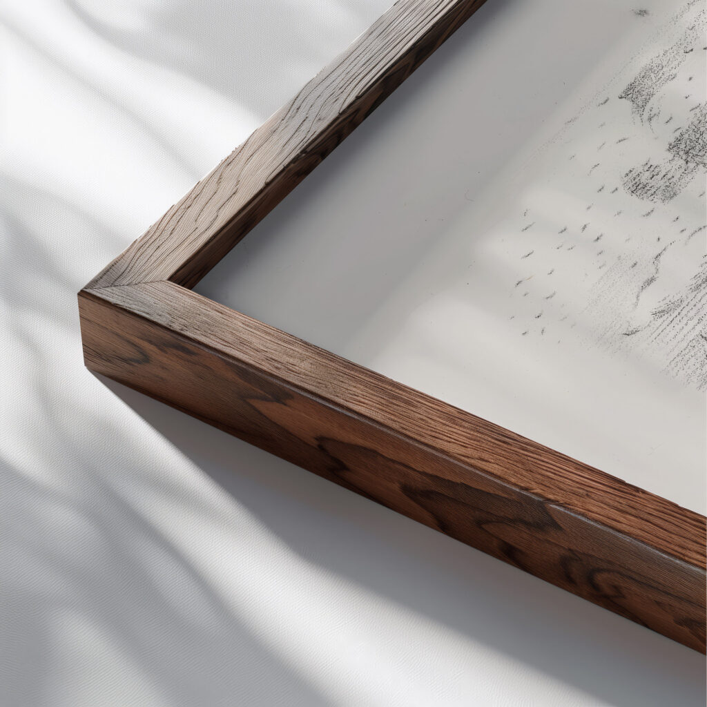 Funeral Pyre 1932 Paul Nash close up dark wood mockup