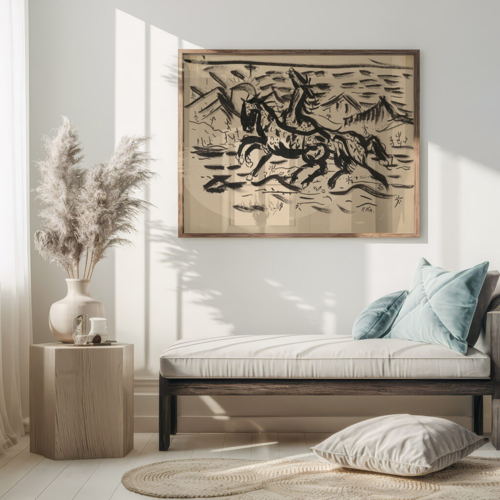 Galloping horses 1930 1945 Arnold Peter Weisz Kubincan 5 mockup