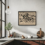 Galloping horses 1930 1945 Arnold Peter Weisz Kubincan 6 mockup