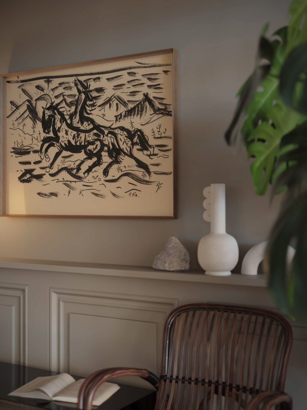 Galloping horses 1930 1945 Arnold Peter Weisz Kubincan video mockup