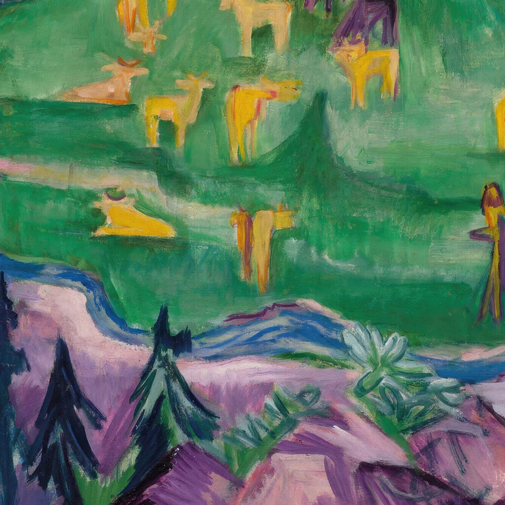 Galtviehweide 1918 1919 Ernst Ludwig Kirchner 8 mockup