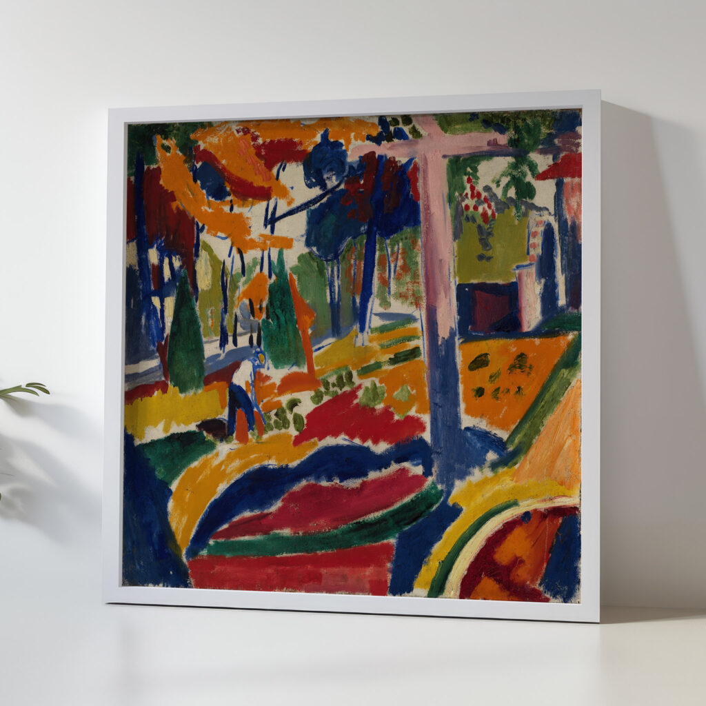 Garden ca. 1915 Henry Lyman Sayen 5 mockup