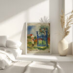 Garden gate 1914 August Macke 4 mockup