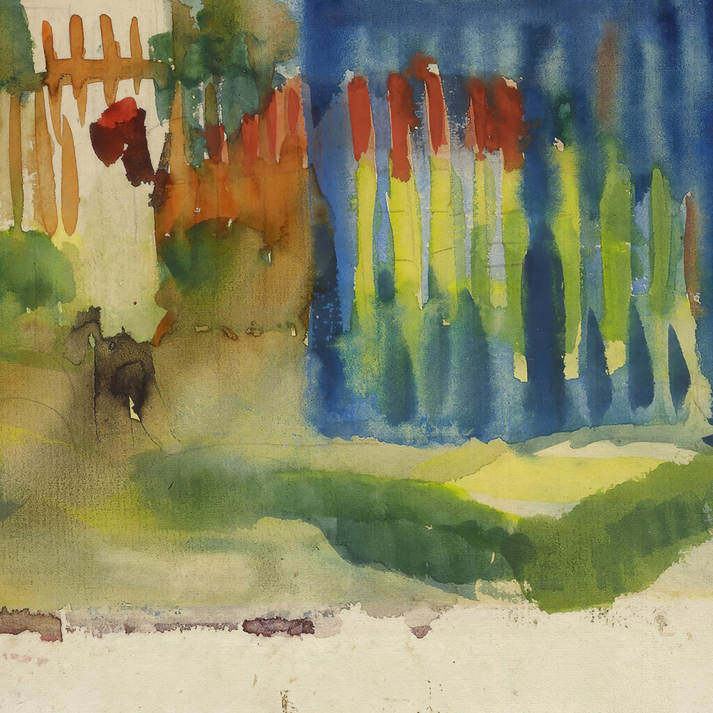 Garden gate 1914 August Macke 8 mockup