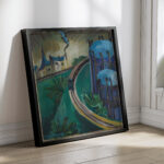 Gaskessel und Vorortsbahn 1914 Ernst Ludwig Kirchner 4 mockup