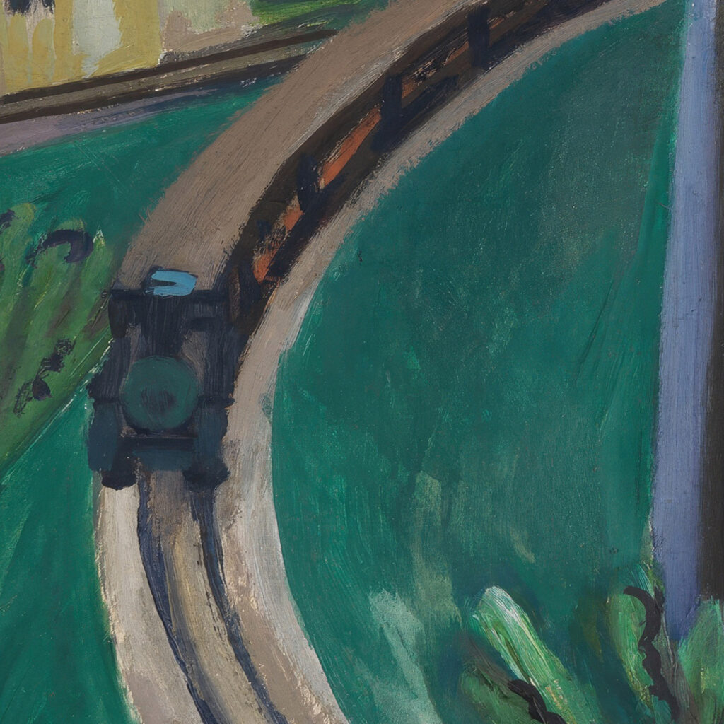 Gaskessel und Vorortsbahn 1914 Ernst Ludwig Kirchner 8 mockup