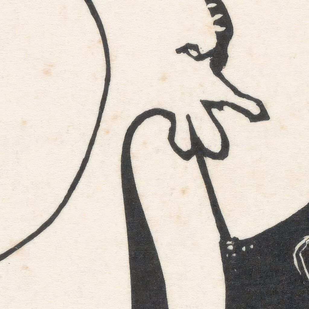 Geabstraheerde figuur 1915 Erich Wichmann 8 mockup