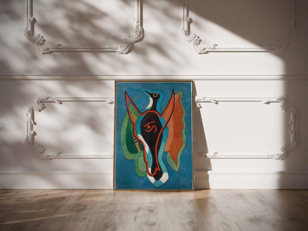 Geai bleu circa 1938 1939 Francis Picabia video mockup