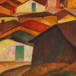 Gebirgsdorf in Mazedonien 1918 Gustav Wunderwald 8 mockup